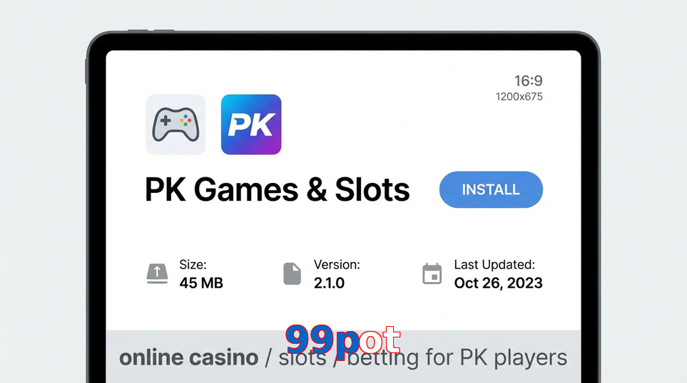 Game list for 99Pot gameapk section